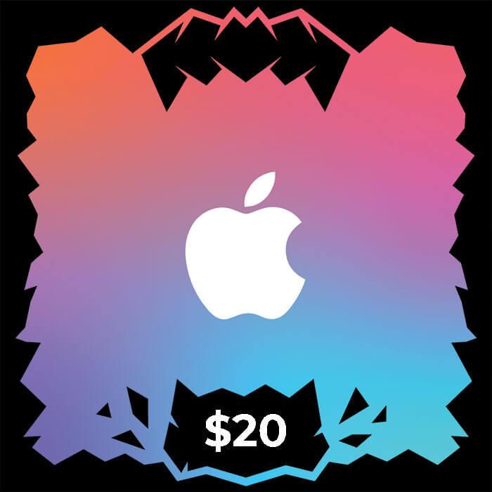 گیفت کارت آیتونز و اپل موزیک ۲۰ دلاری